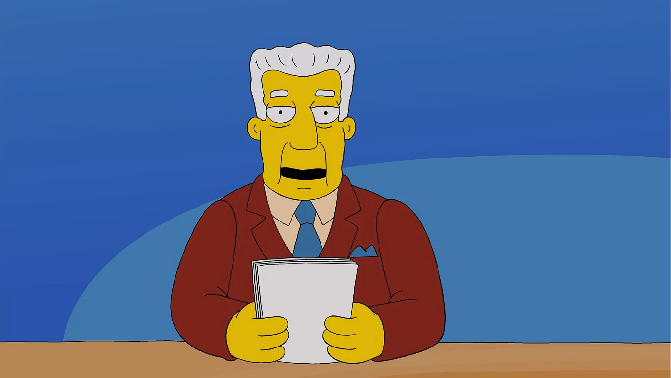 Kent Brockman Los Simpson