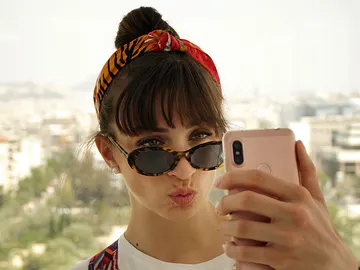 Haciendo un selfie Haciendo un selfie