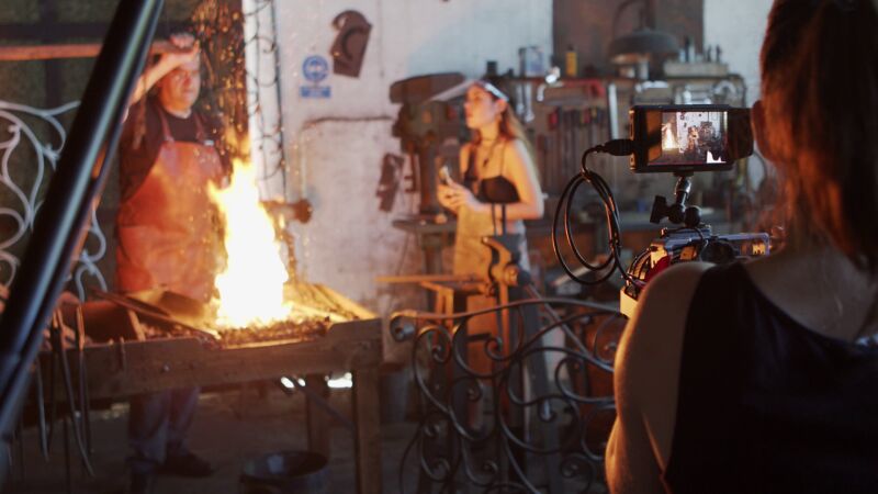 Así fue la prueba de exteriores de los trabajos artesanales detrás de las cámaras