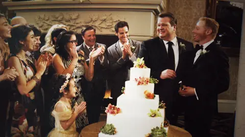 Eric Stonestreet y Jesse Tyler Ferguson Modern family