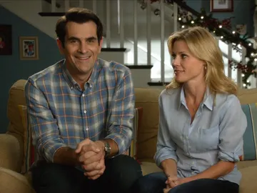 Julie Bowen y Ty Burrell Julie Bowen y Ty Burrell