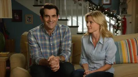 Julie Bowen y Ty Burrell Modern Family