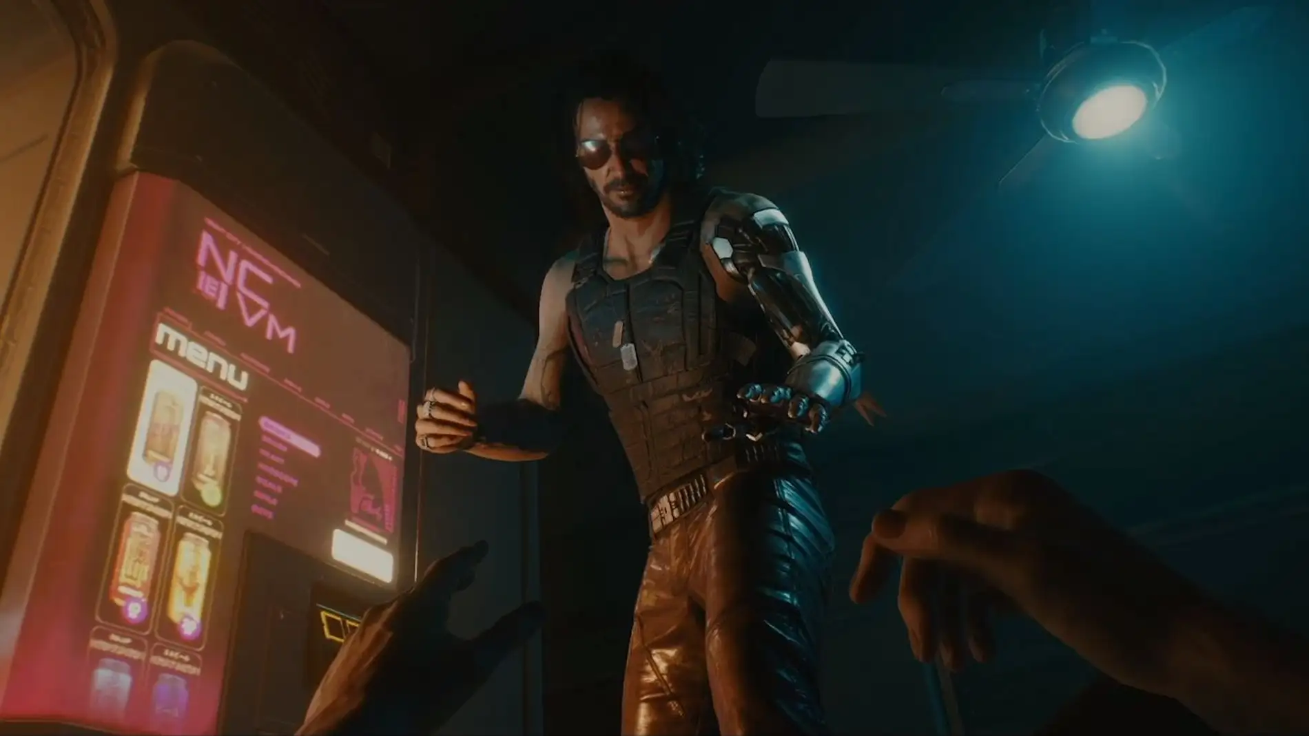 Keanu Reeves en Cyberpunk 2077