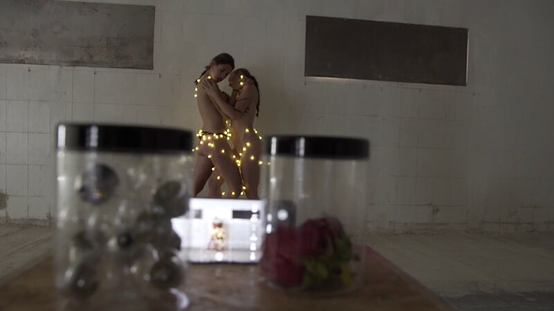 La prueba de fotografía de creativa detrás de las cámaras