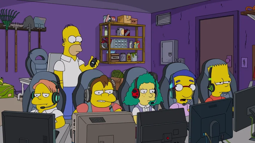 Homer se convierte en entrenador de Bart Homer se convierte en entrenador de Bart