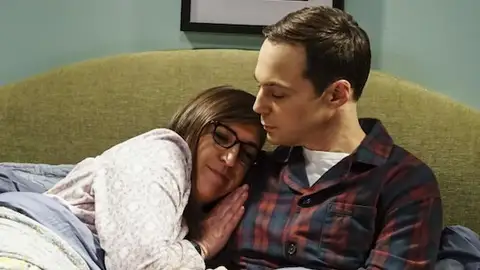 Sheldon y Amy en 'The Big Bang Theory' Sheldon y Amy en 'The Big Bang Theory'