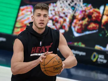 Meyers Leonard, jugador de Miami Heat Meyers Leonard, jugador de Miami Heat