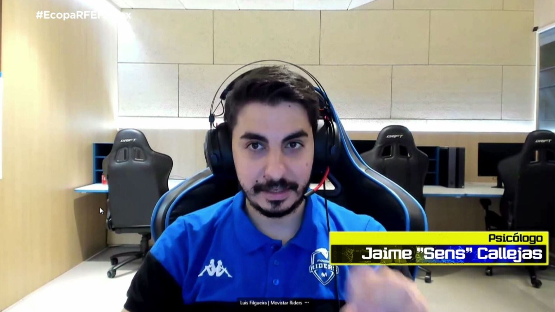 Jaime Sens Callejas, Psicólogo Movistar Riders