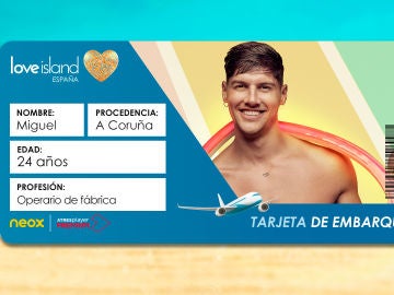 Embarque a Love Island para Miguel