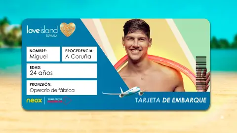 Embarque a Love Island para Miguel Love Island