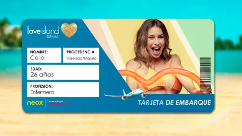 Embarque a Love Island para Celia Love Island