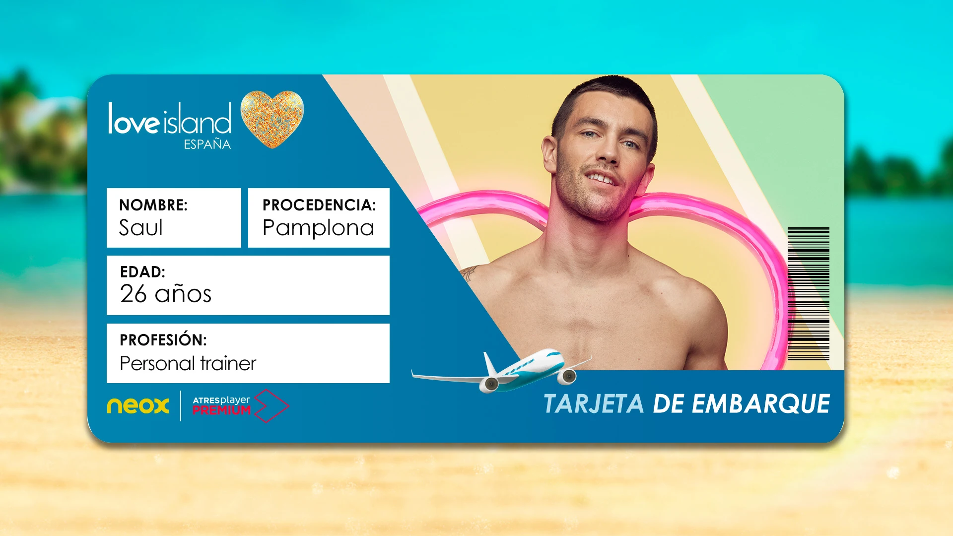 Embarque a Love Island para Saúl Love Island