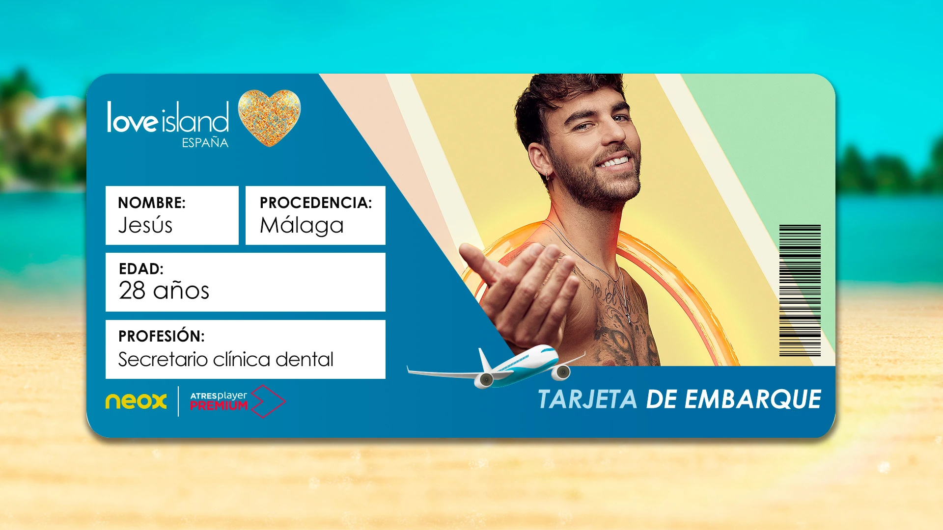 Embarque a Love Island para Jesús Love Island