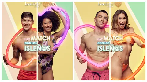 Nuestros isleños, en Tinder Love Island