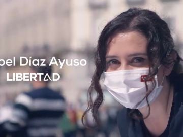 Isabel Díaz Ayuso en su vídeo de campaña