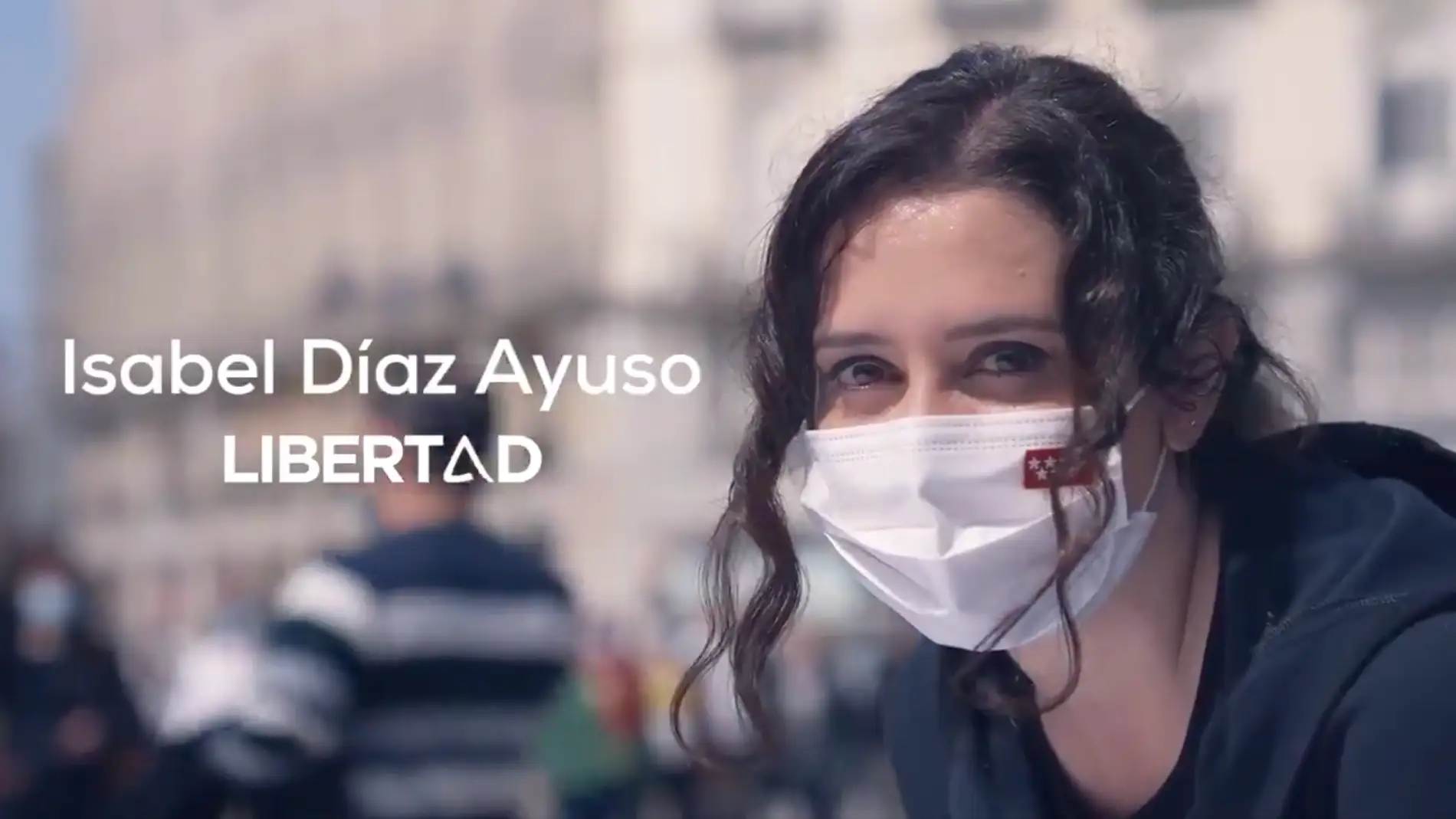 Isabel Díaz Ayuso en su vídeo de campaña