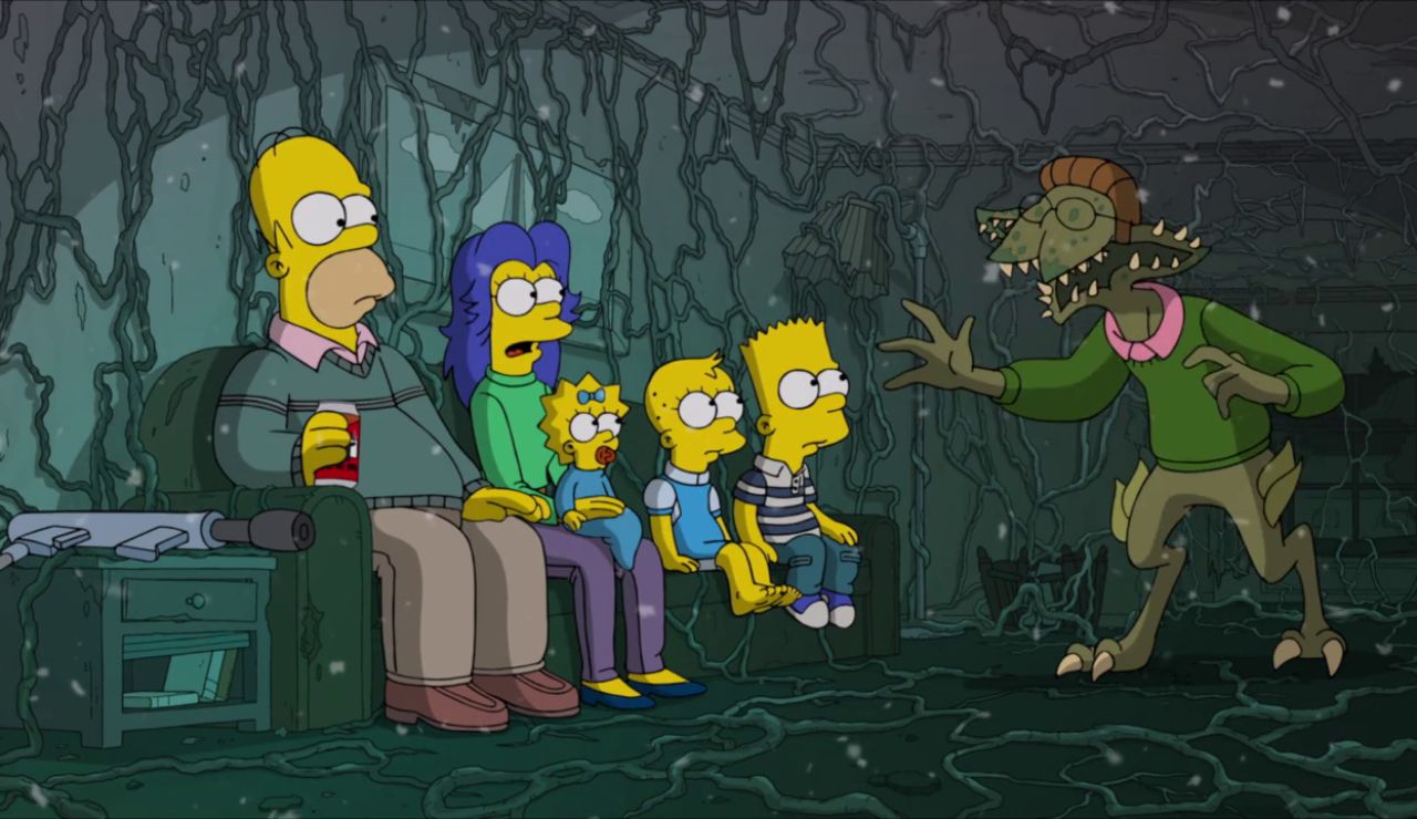 'Los Simpson' homenajean a 'Stranger Things' en este capítulo especial