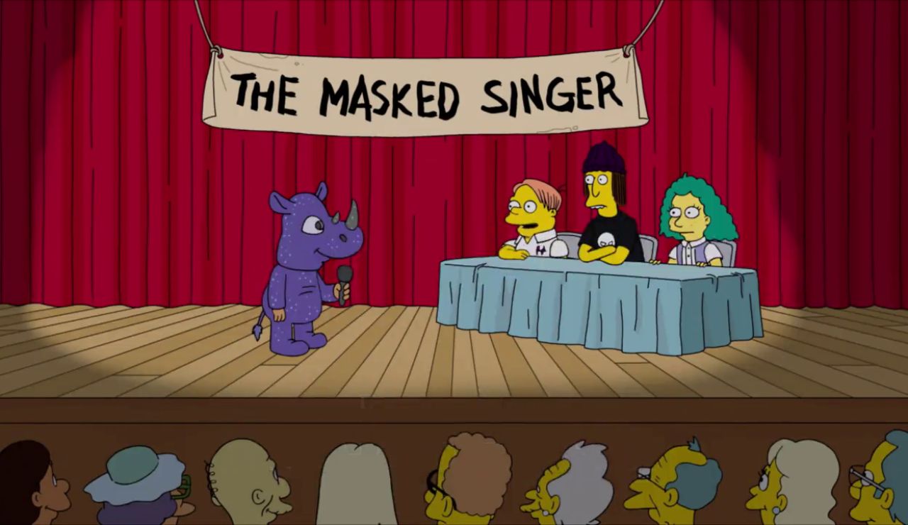 'Mask Singer' se cuela en el nuevo episodio de 'Los Simpson'