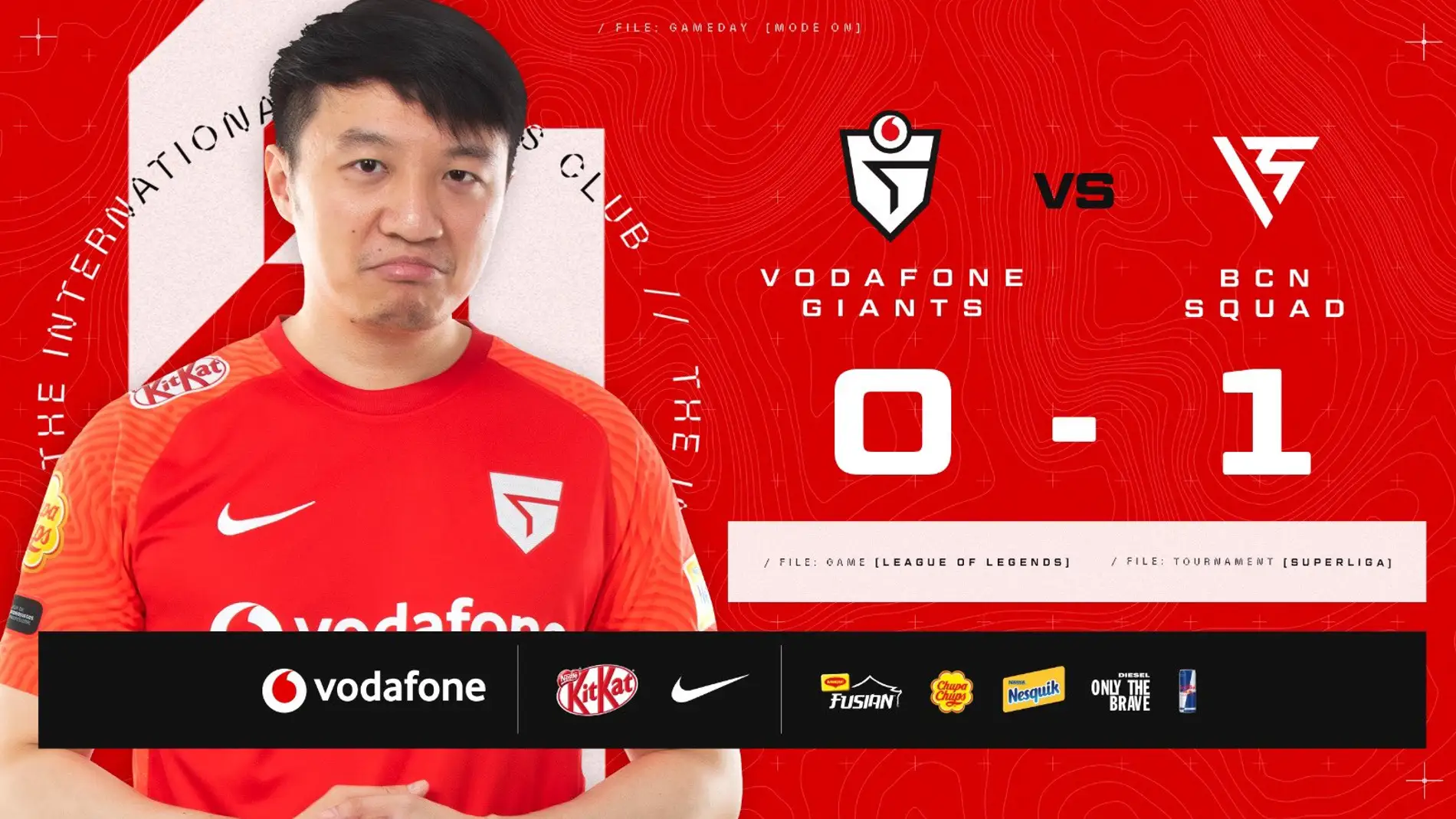 Vodafone Giants se dispara en el pie