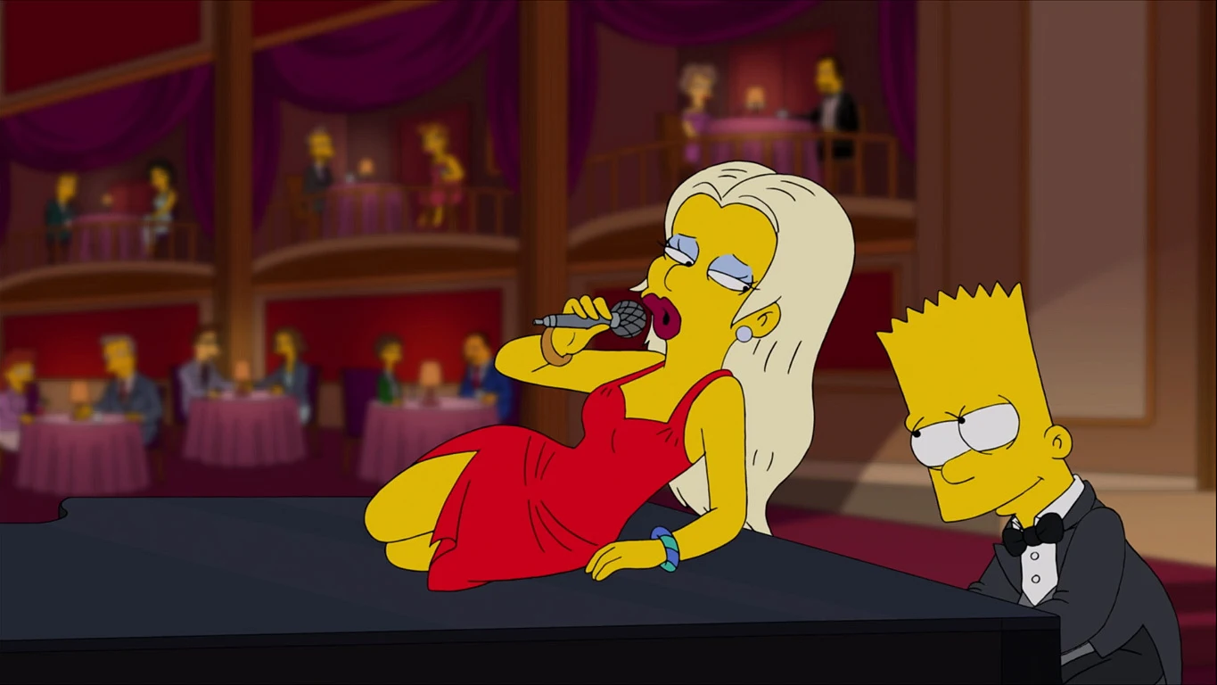 Bart se enamora de la profesora de piano Los simpson