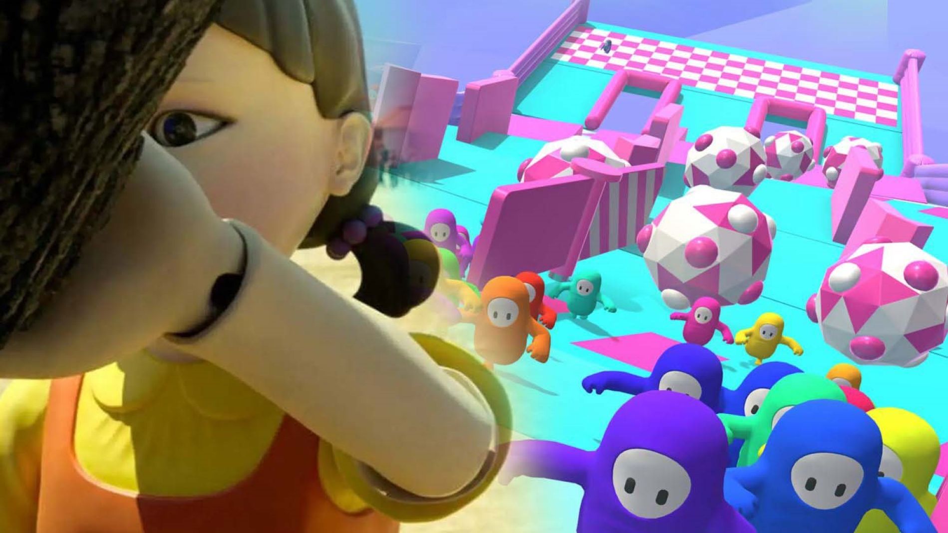 Fall Guys y El juego del calamar