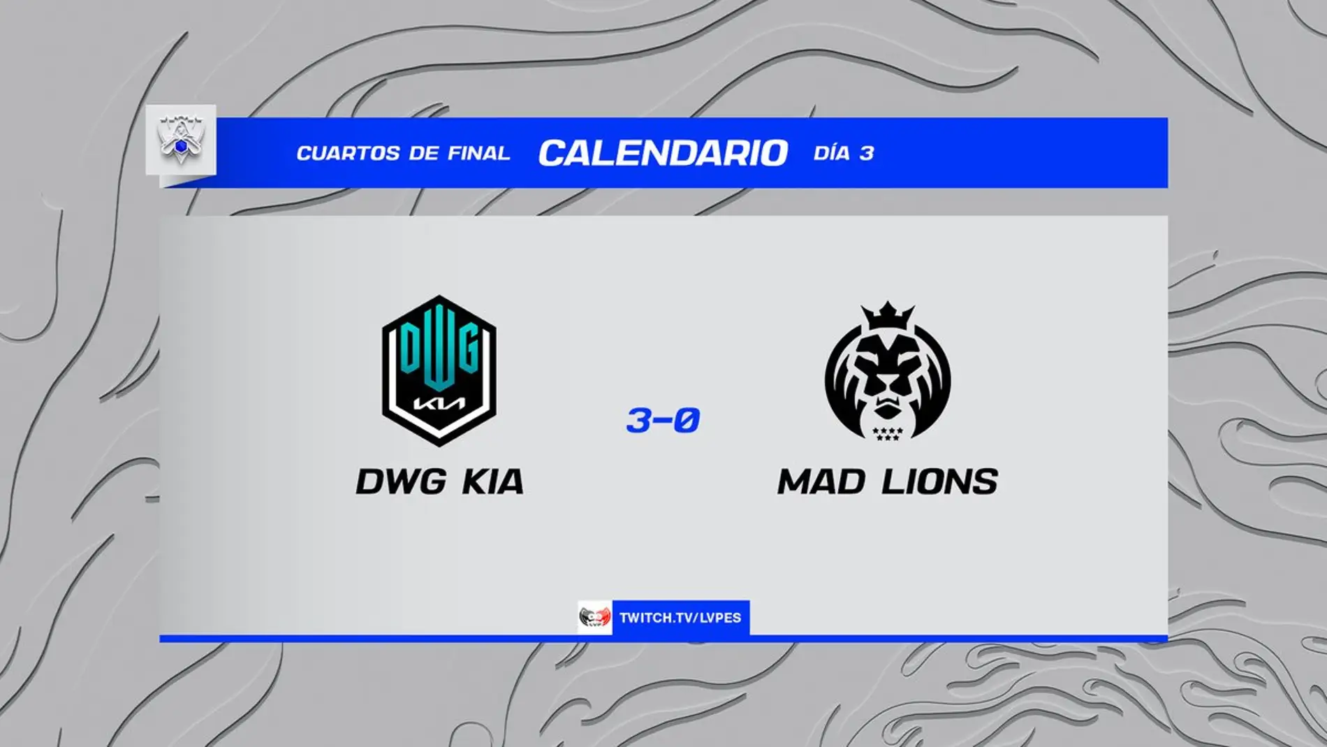MAD Lions cae ante DAMWON en los cuartos de final de los Worlds