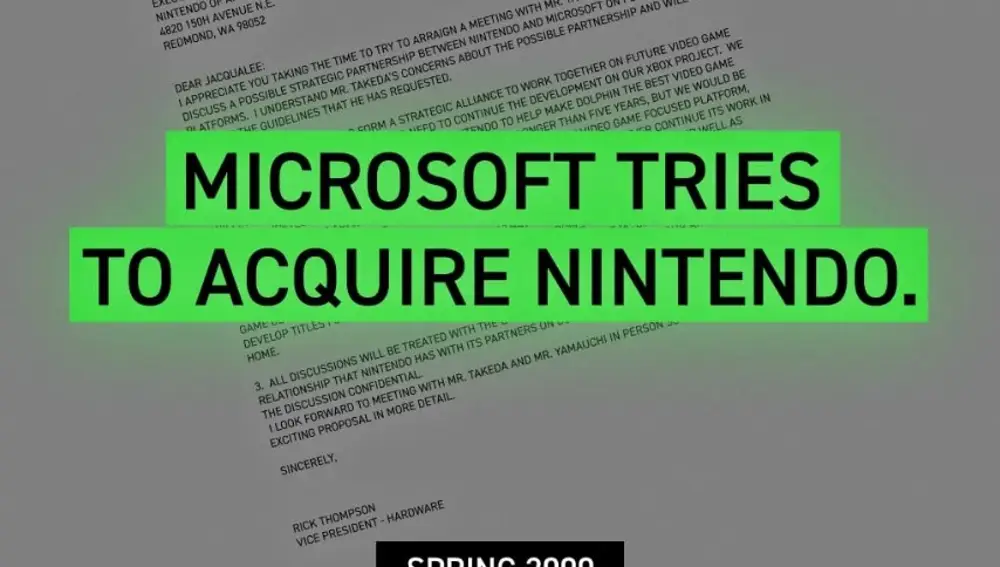 Microsoft quería comprar Nintendo 