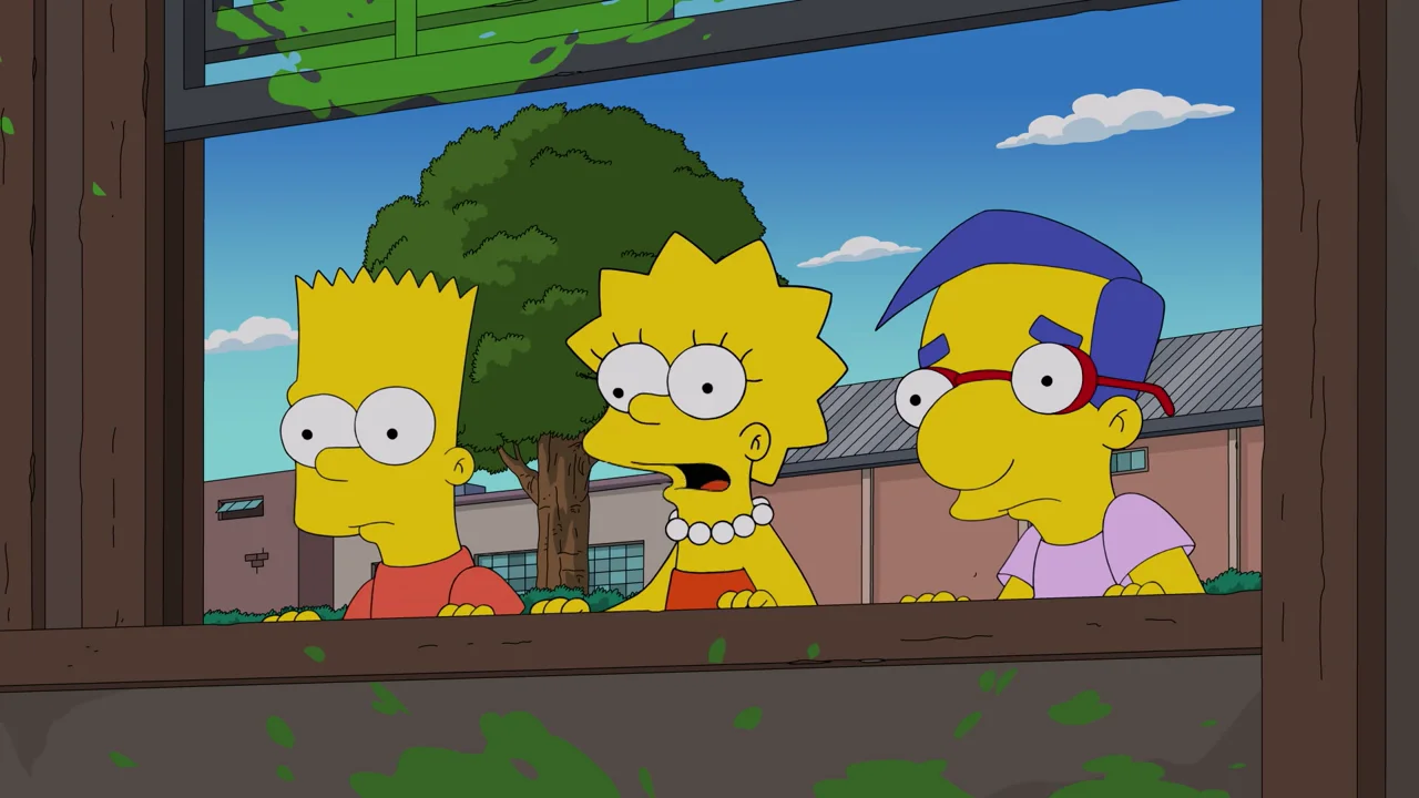 Imagen de Los Simpson El Sr. Burns y sus hamburguesas veganas