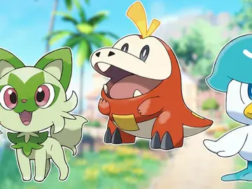 Iniciales de Pokémon Escarlata y Púrpura Iniciales de Pokémon Escarlata y Púrpura