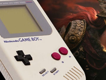 Montaje Game Boy y Elden Ring