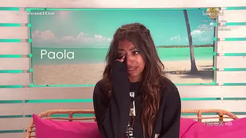 Paola no puede parar de llorar con Luis porque Eder le genera desconfianza Paola no puede parar de llorar con Luis porque Eder le genera desconfianza