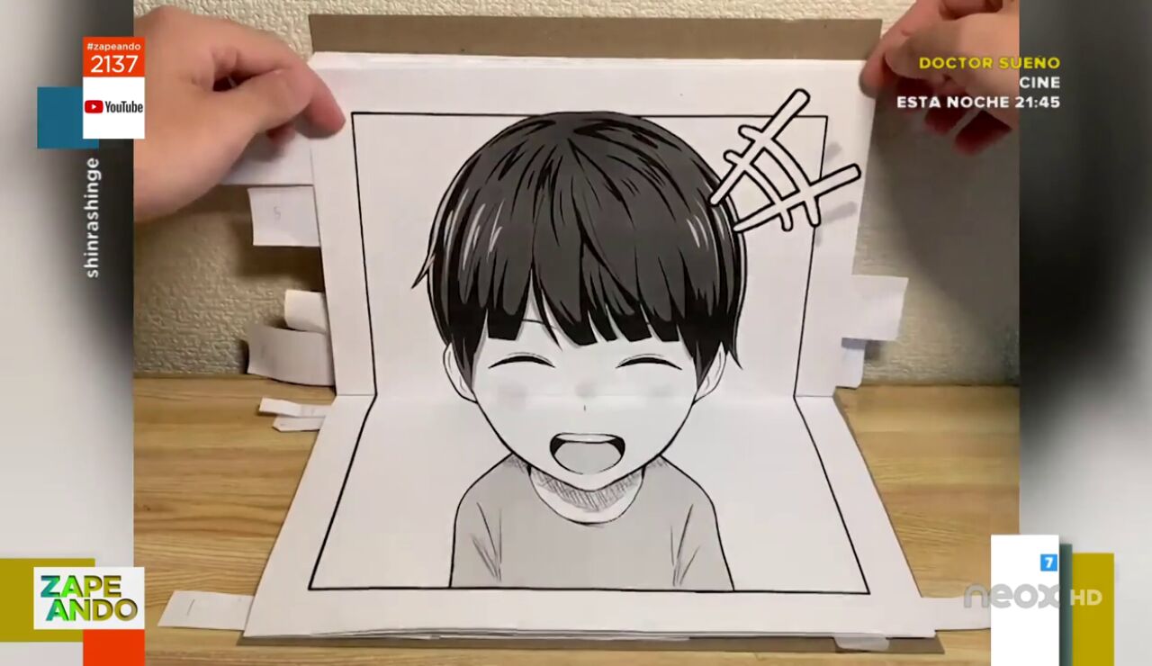 El asombroso artista japonés que crea animaciones utilizando solo elementos de papel