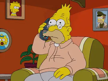 Engañan a Abraham con 10.000 dólares al recibir la llamada de que Bart estaba en la cárcel