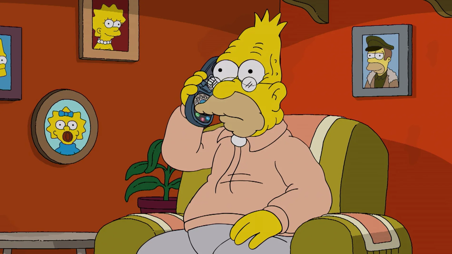 Engañan a Abraham con 10.000 dólares al recibir la llamada de que Bart estaba en la cárcel