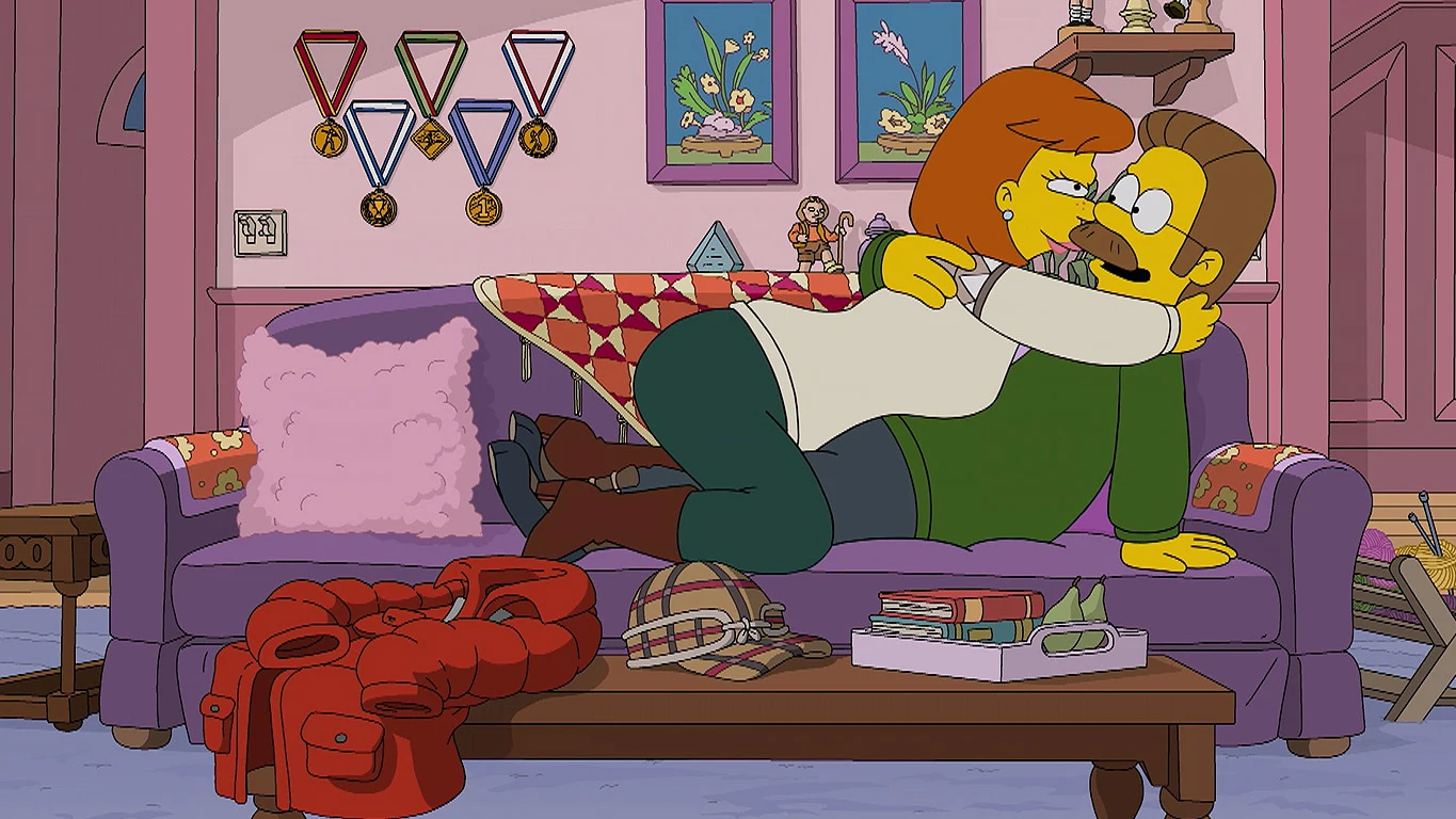 El adúltero Ned Los Simpson