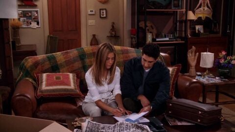 Rachel y Ross en Friends