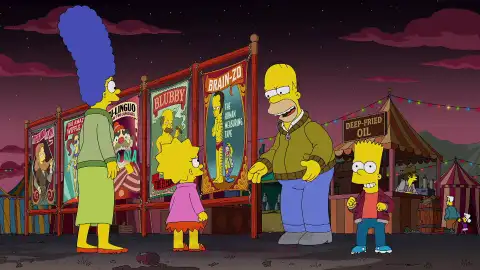 Un circo misterioso llega a Springfield y la familia Simpson no quiere perdérselo por nada del mundo Un circo misterioso llega a Springfield y la familia Simpson no quiere perdérselo por nada del mundo