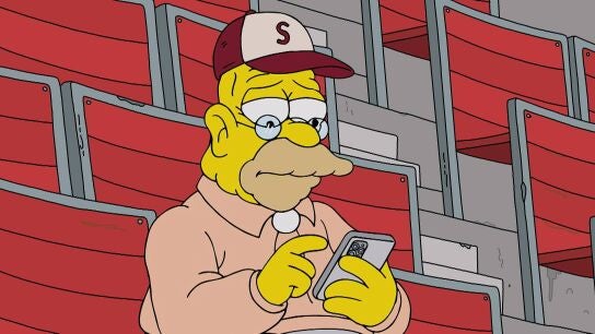 Abe y su recuerdo m&aacute;s especial en el campo de b&eacute;isbol de Springfield