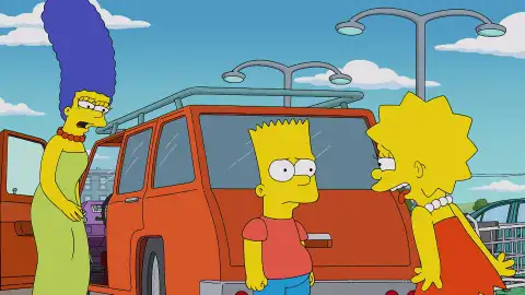 Bart y Lisa desatan el caos familiar tras un simple viaje al supermercado Bart y Lisa desatan el caos familiar tras un simple viaje al supermercado